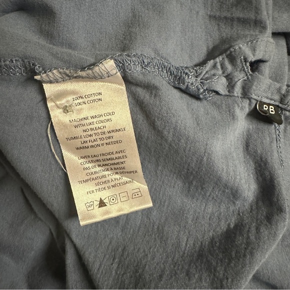 Robert Barakett Men's Henley Short Sleeve Cotton Light Blue Shirt Size XXL - Picture 6 of 8